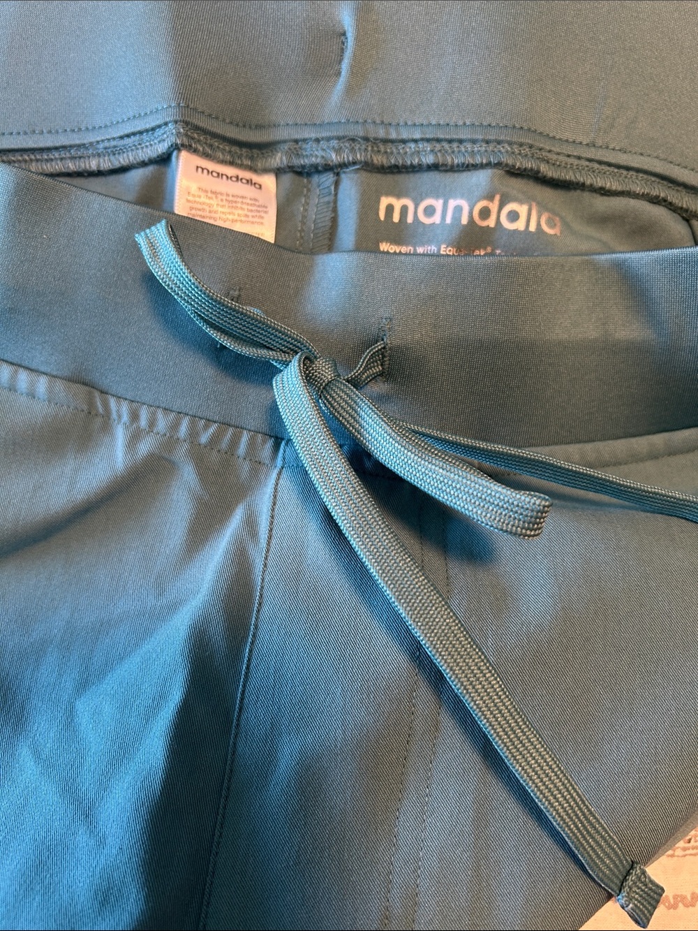 Green Women's Jogger Scrubs-Mandala - Picture 2 of 2